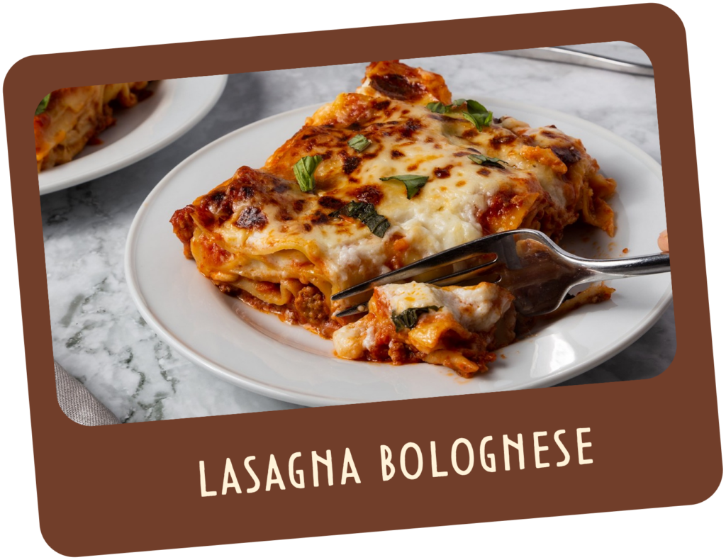 lasagna bolognese card
